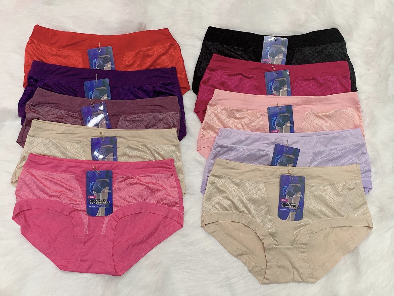 [HCM]COMBO 5 QUẦN LÓT NỮ COTTON LỤA BIG SIZE 827