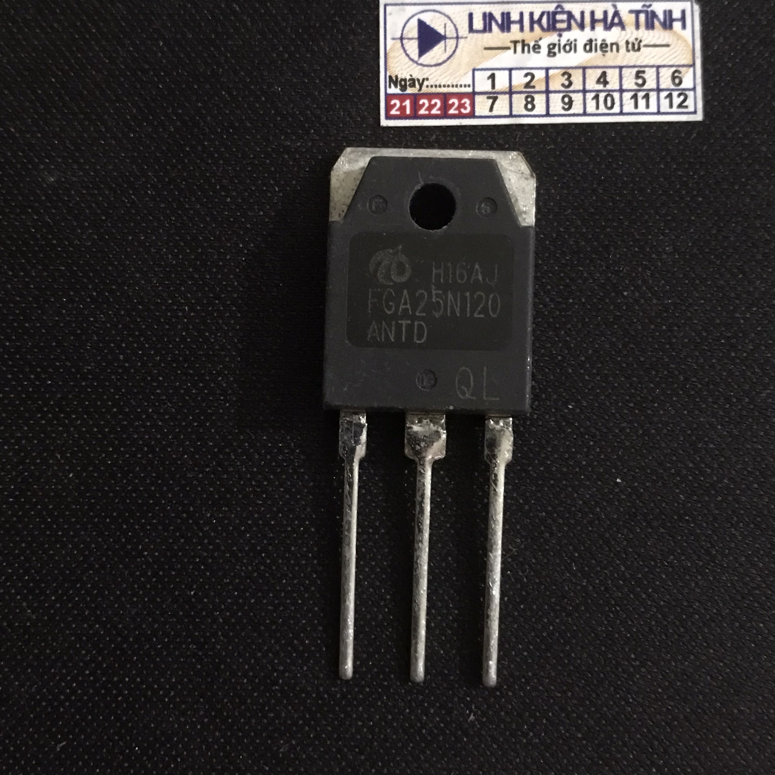 Igbt fga25n120 sò bếp từ fga25n120 25n120 hàng tháo máy chân dài