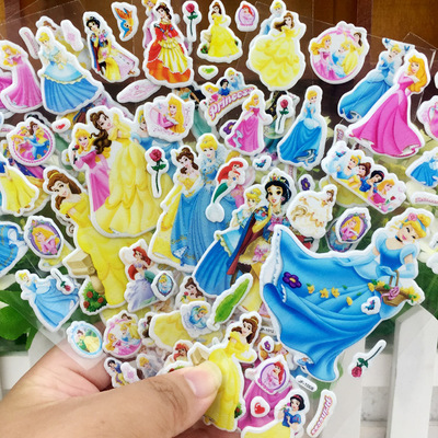 Sticker hoạt hình in nổi 3D.Miếng dán sticker cho bé