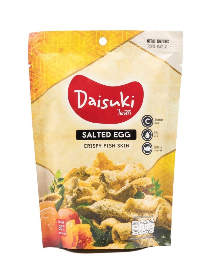 Snack da cá giòn trứng muối hiệu Daisuki