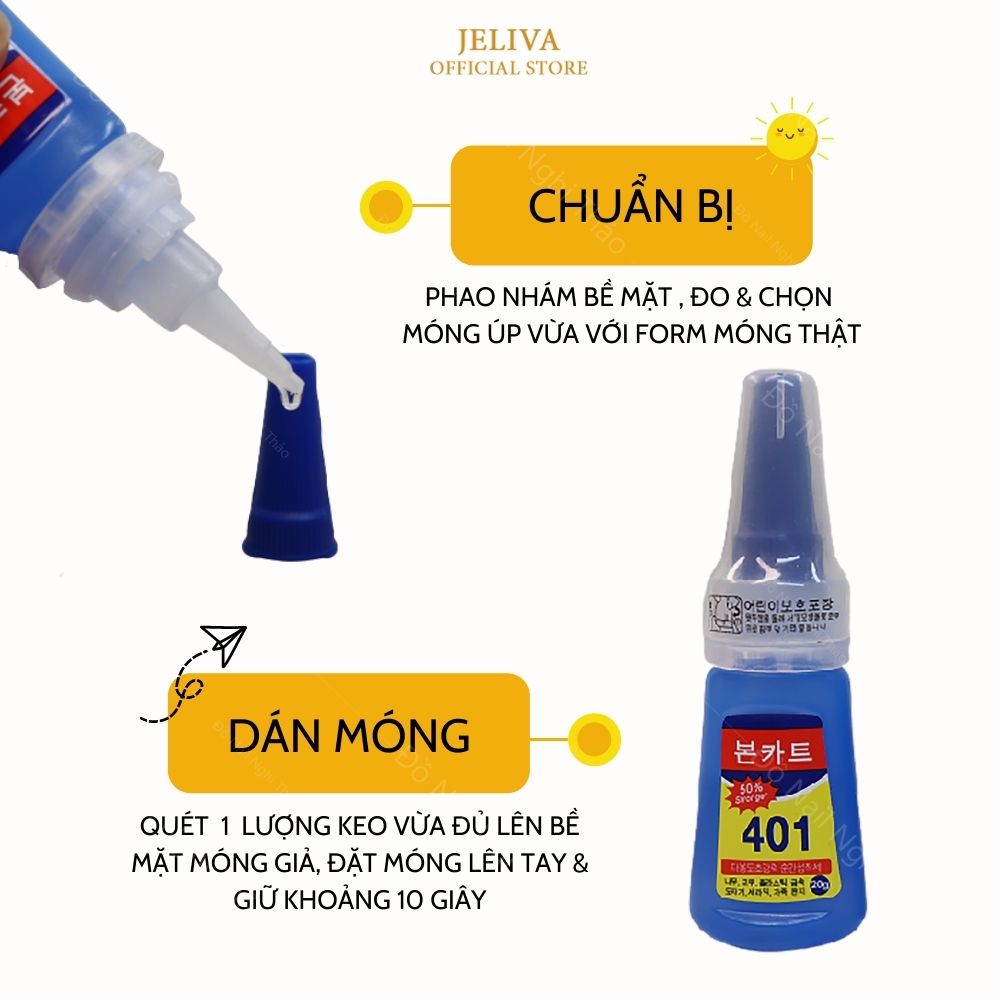 Keo 401 chính hãng 20g