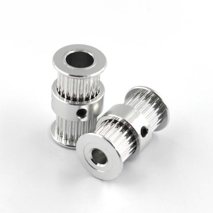 Buly, Puly, Pulley Đôi Trục 8mm - 20 Răng