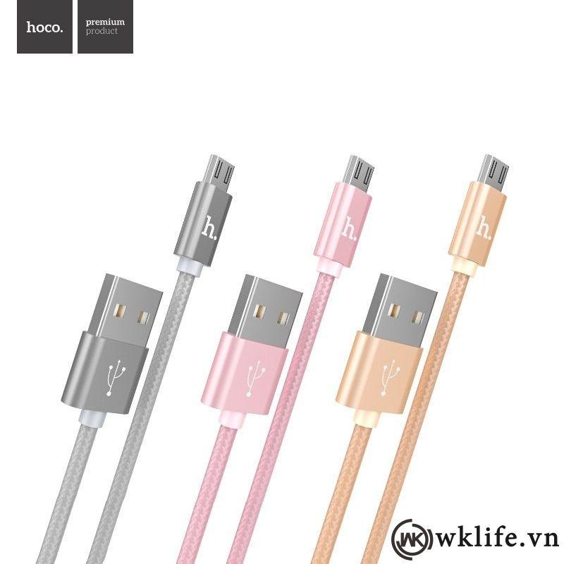 Cáp sạc microUSB Hoco X2 cho Android - dài 1m - Nhat Tin Authorised Store