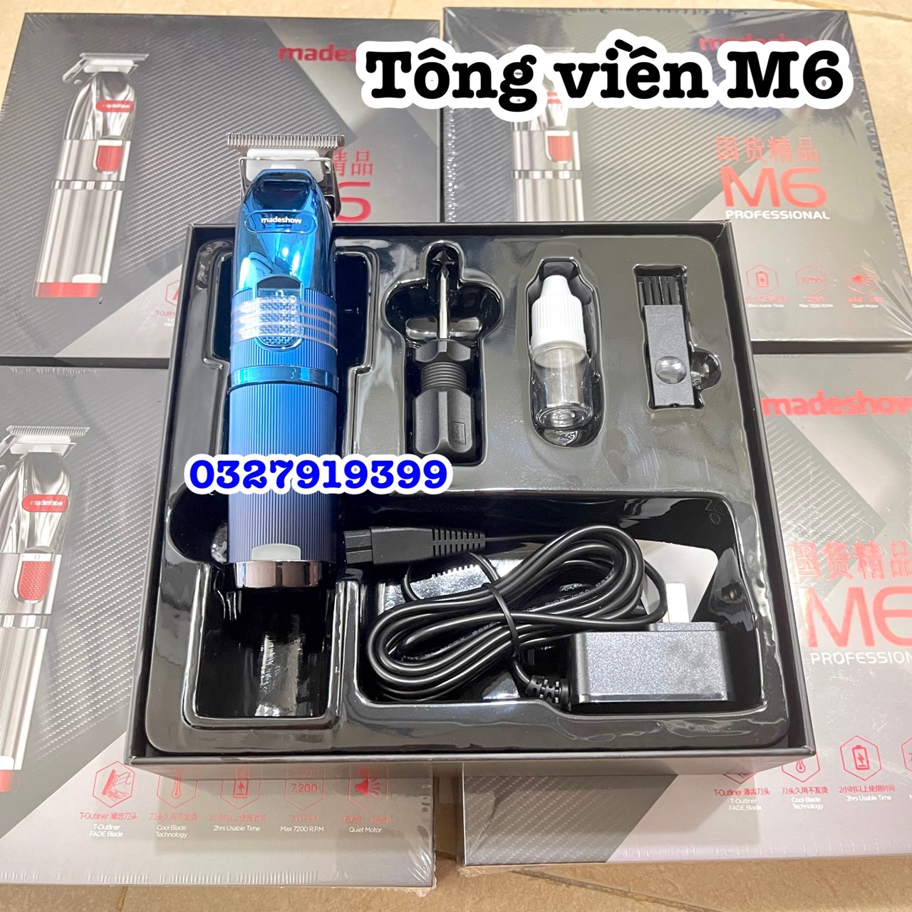Tông đơ chấn viền siêu bén Madeshow M6