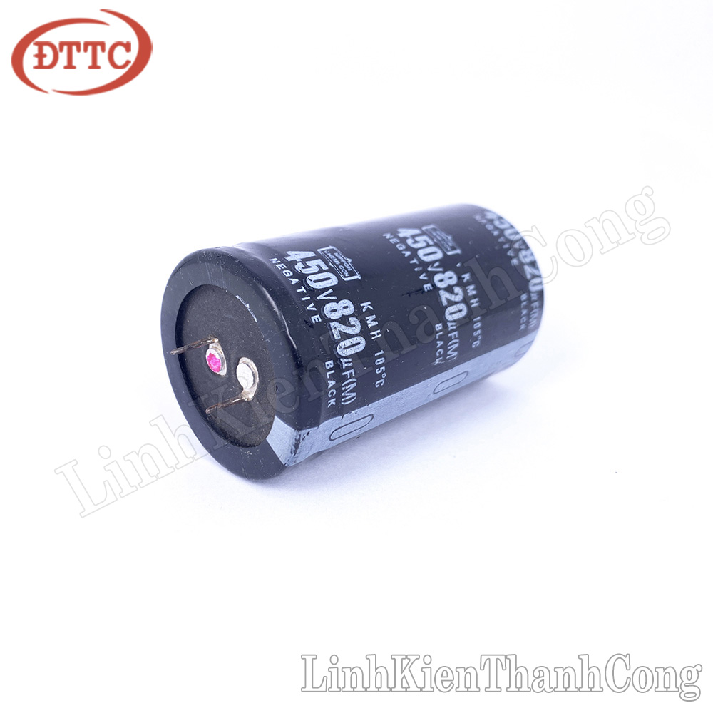 Tụ 820uf 450v chân cứng
