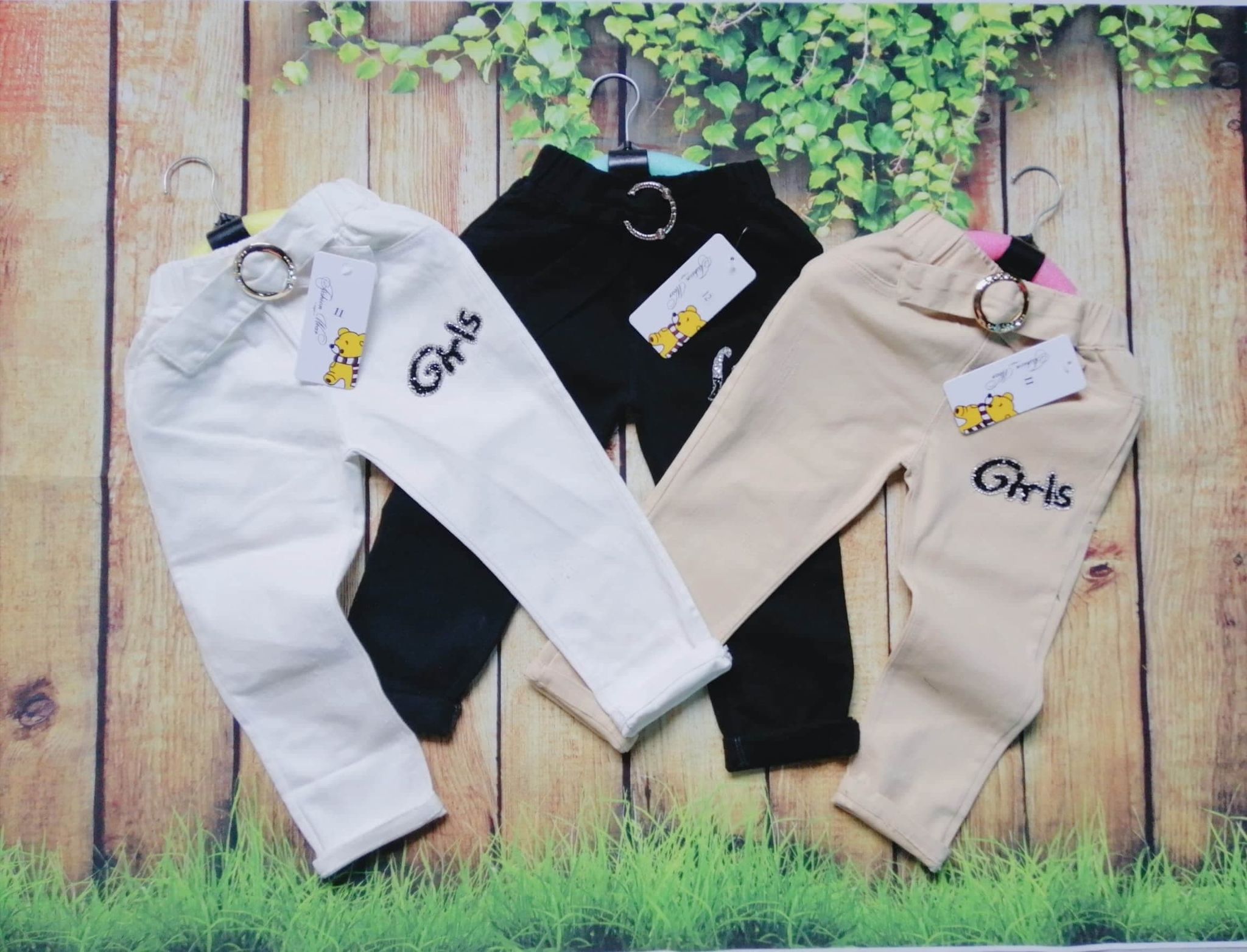 [HCM]quần kaki cho bé gái size từ 7-17kg