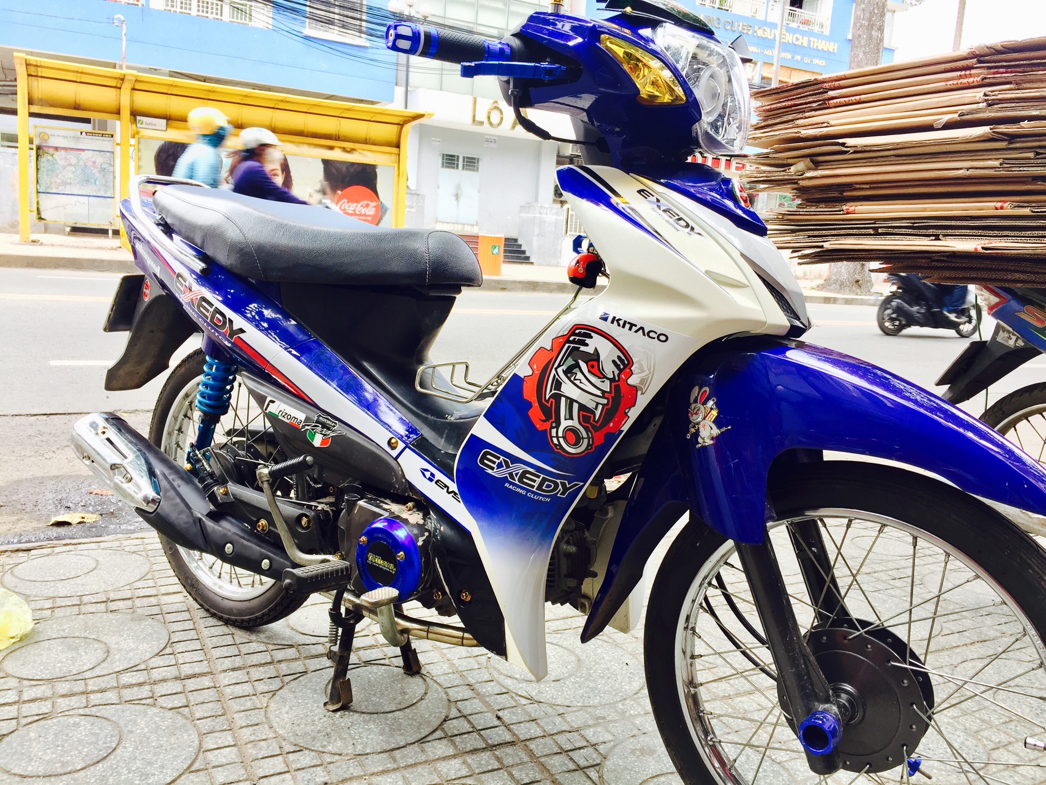 Tem RỜI ELEGANT 50 PITTONG TRẮNG XANH