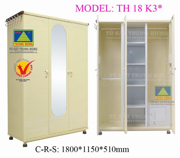 Tủ sắt quần áp lắp ráp Trung Hưng  – TSLR27