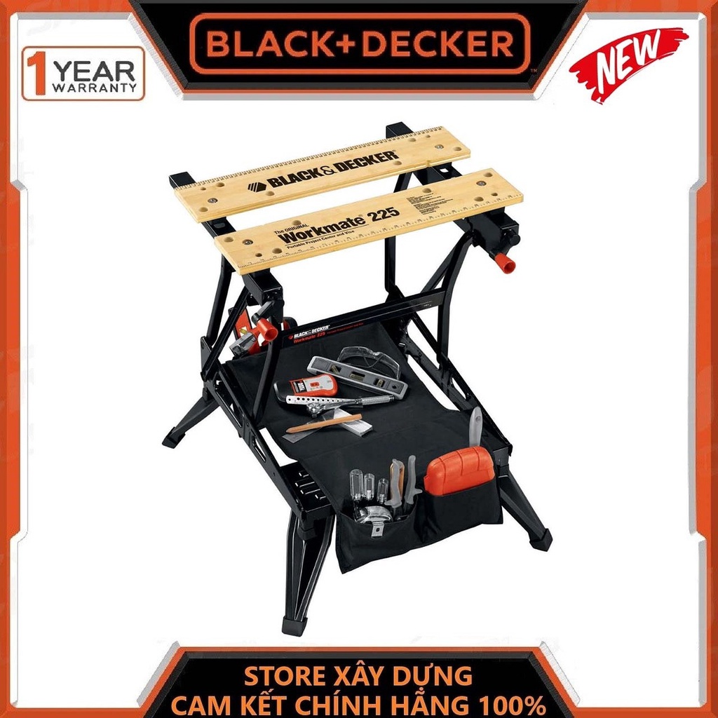 Bàn làm việc diy black & decker wm225-jpr- hàng chính hãng