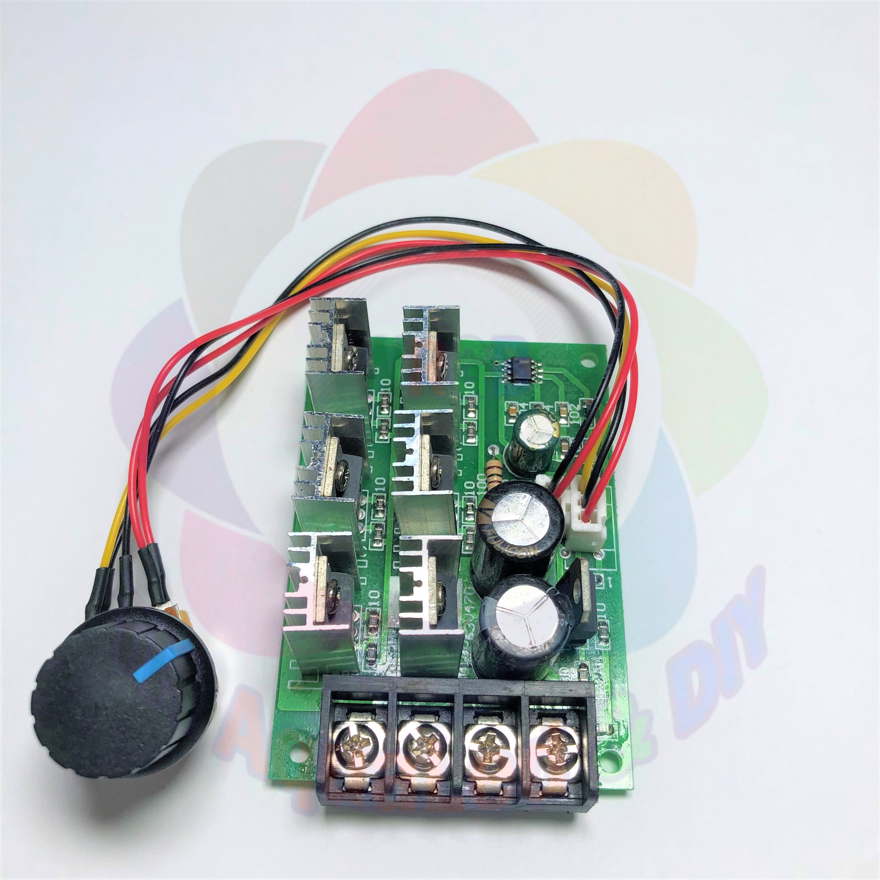 Mạch dimmer, điều tốc DC 5-55 Volt 40A tăng giảm điện áp cho motor, quạt gió, tản nhiệt, động cơ điện, một số loại đèn và thiết bị đầu ra tương tự