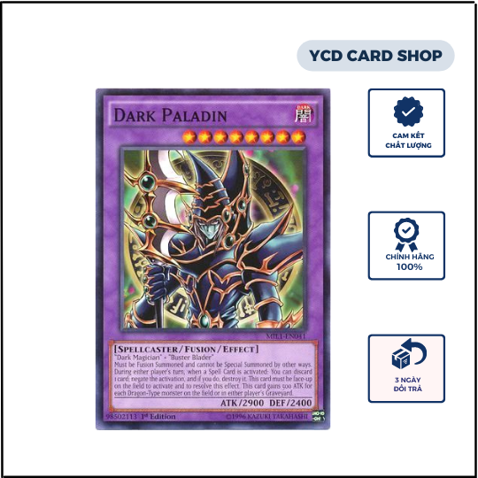 Thẻ bài Yugioh chính hãng Dark Paladin – Common