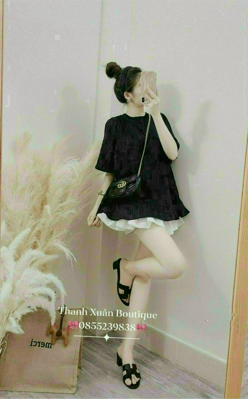 Áo bầu công sở-áo bầu thời trang