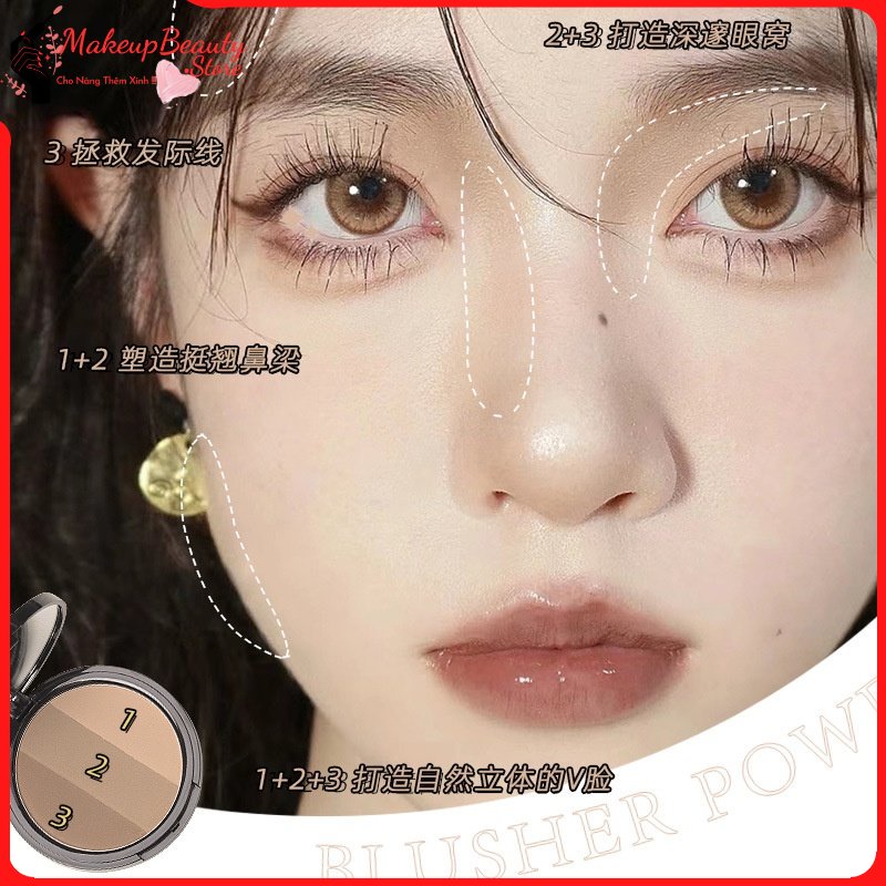 Phấn bắt sáng, phấn má, tạo khối highlight Maffick F6 MS 832 [ MakeupBeauty_Store ]