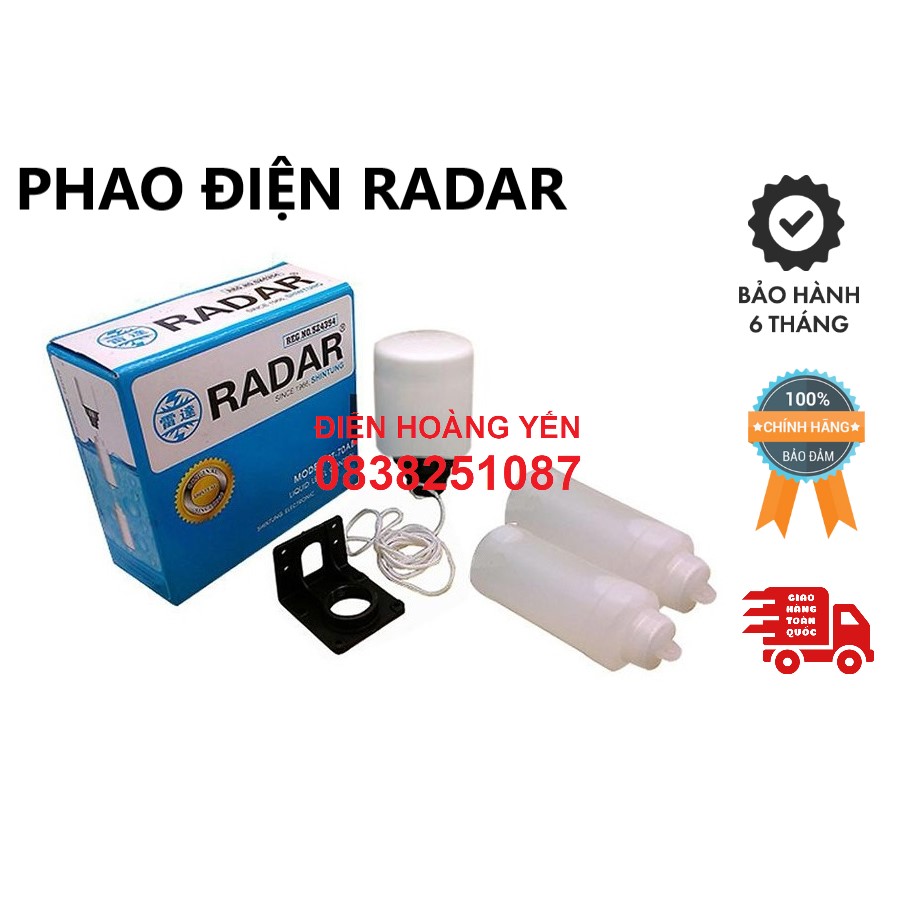 Phao Điện Radar Ngắt Mở Nước Lên Bồn Cao Tự Động