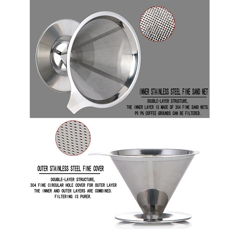 Phin pha coffee V60 inox Icefire