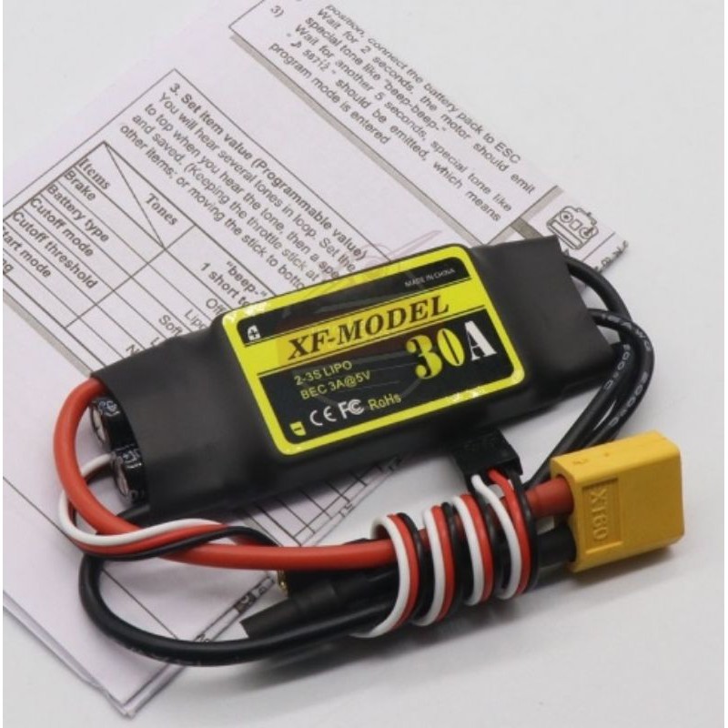 Bộ điều tốc esc 30a 40a 2s, 3s không chổi than