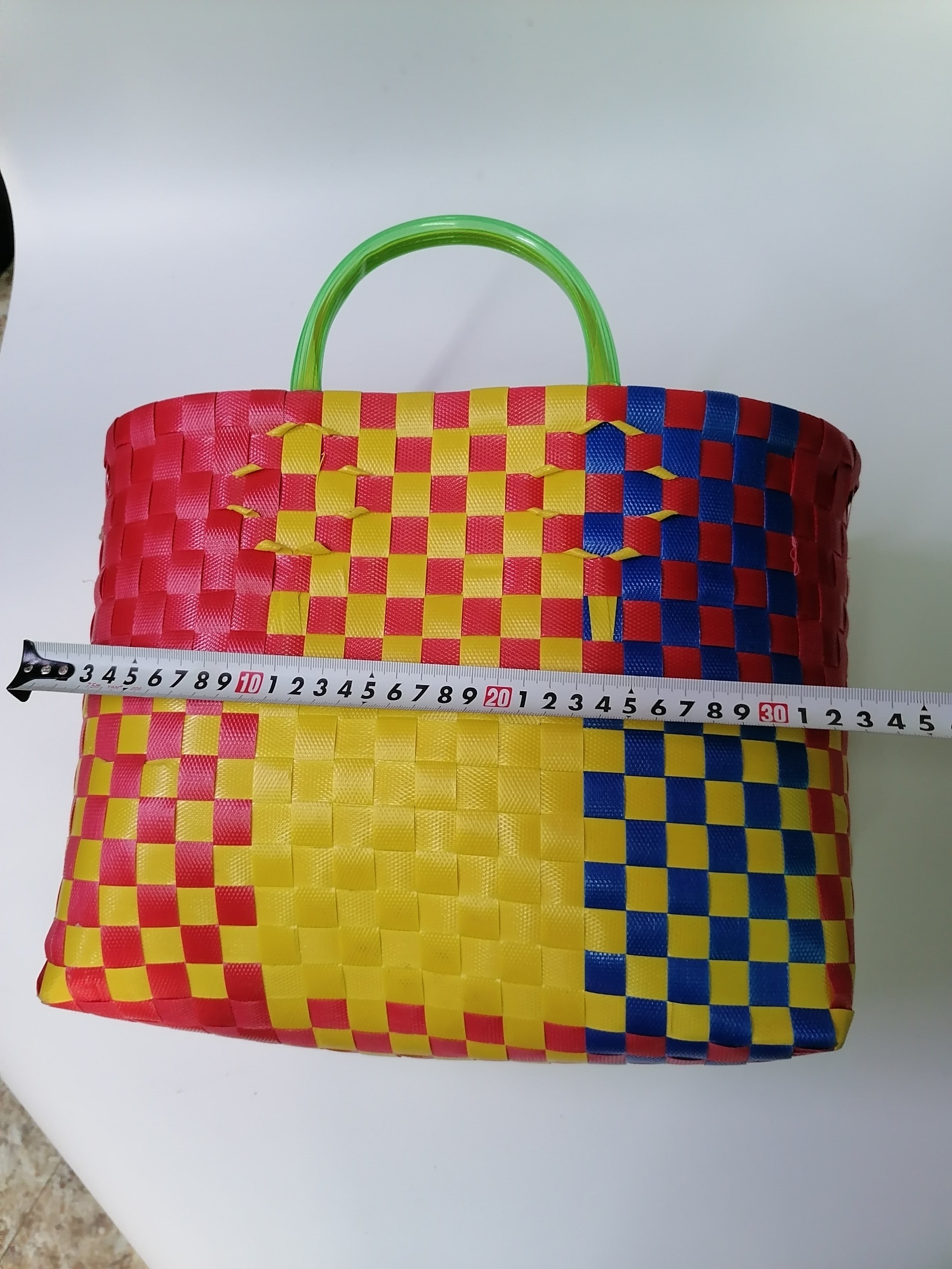 Giỏ Xách Đan Dây Nhựa ( 33x35cm )