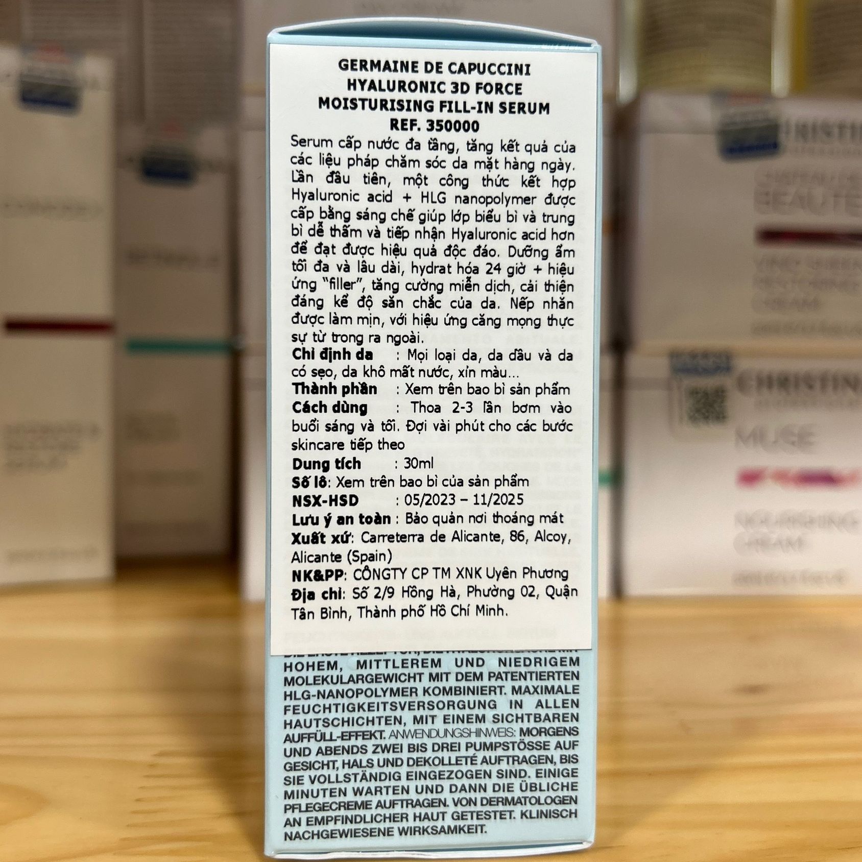 [HCM](Size 30ml) Tinh Chất HA siêu cấp Nước Hyaluronic Force GERMAINE DE CAPPUCINI - 9/25