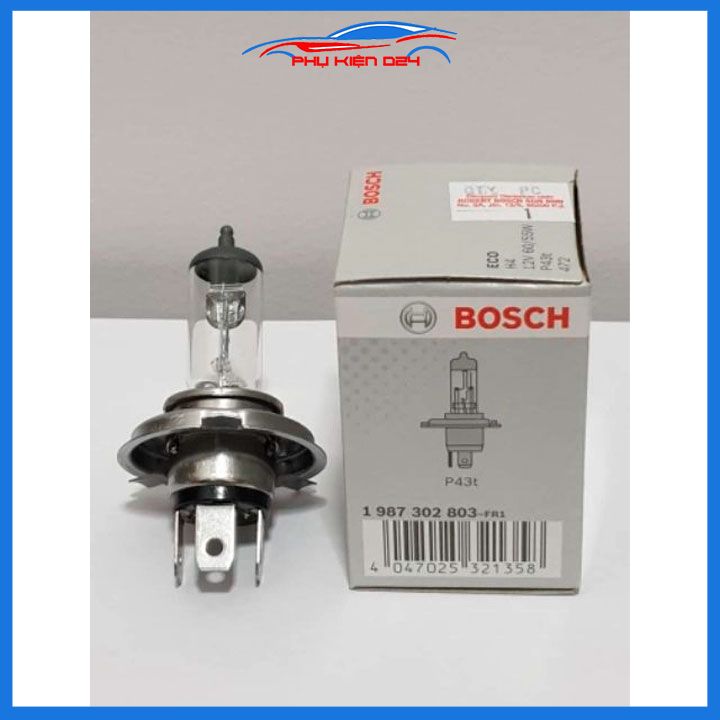 Bóng đèn pha halogen H4 12V 60/55W cho ô tô