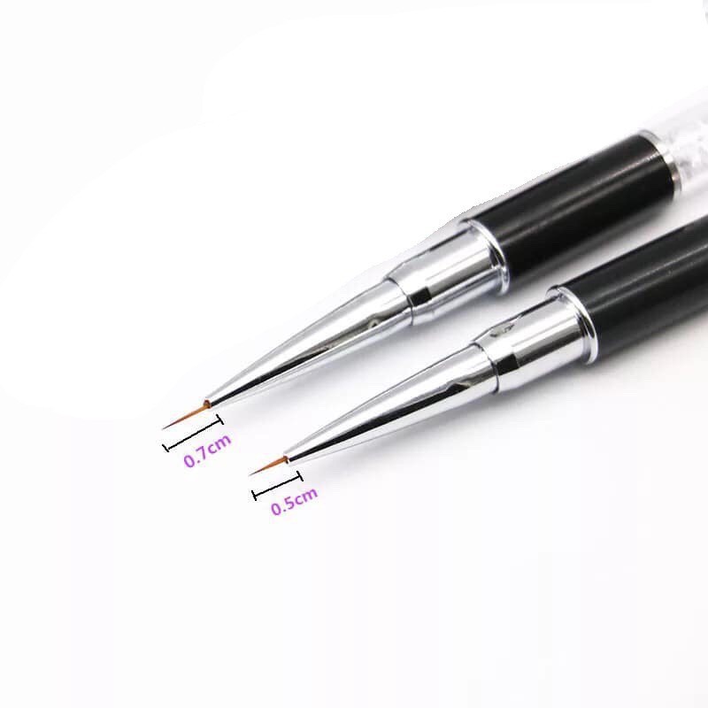 Cọ vẽ móng , cọ nail vẽ nét siêu thẳng size 6,9,11mm