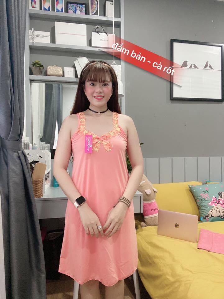 [FreeshipMAX] [HCM]Đầm Ngủ Thun Lạnh Mặc Nhà Loại 1