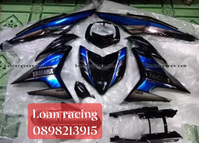 Dàn áo exciter 150 màu đen bóng luôn tem hàng zin chính hãng Yamaha _ shop phụ tùng honda