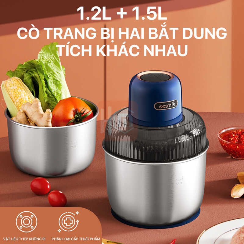 Máy xay thịt đa năng Deerma JR02 - Máy xay thực phẩm