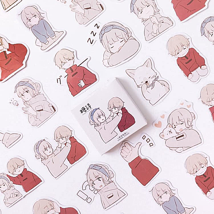 HỘP 45 STICKER YÊU THƯƠNG VER1