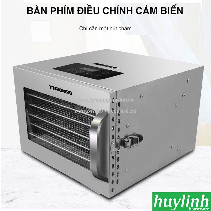Máy sấy trái cây hoa quả thực phẩm Tiross TS9683