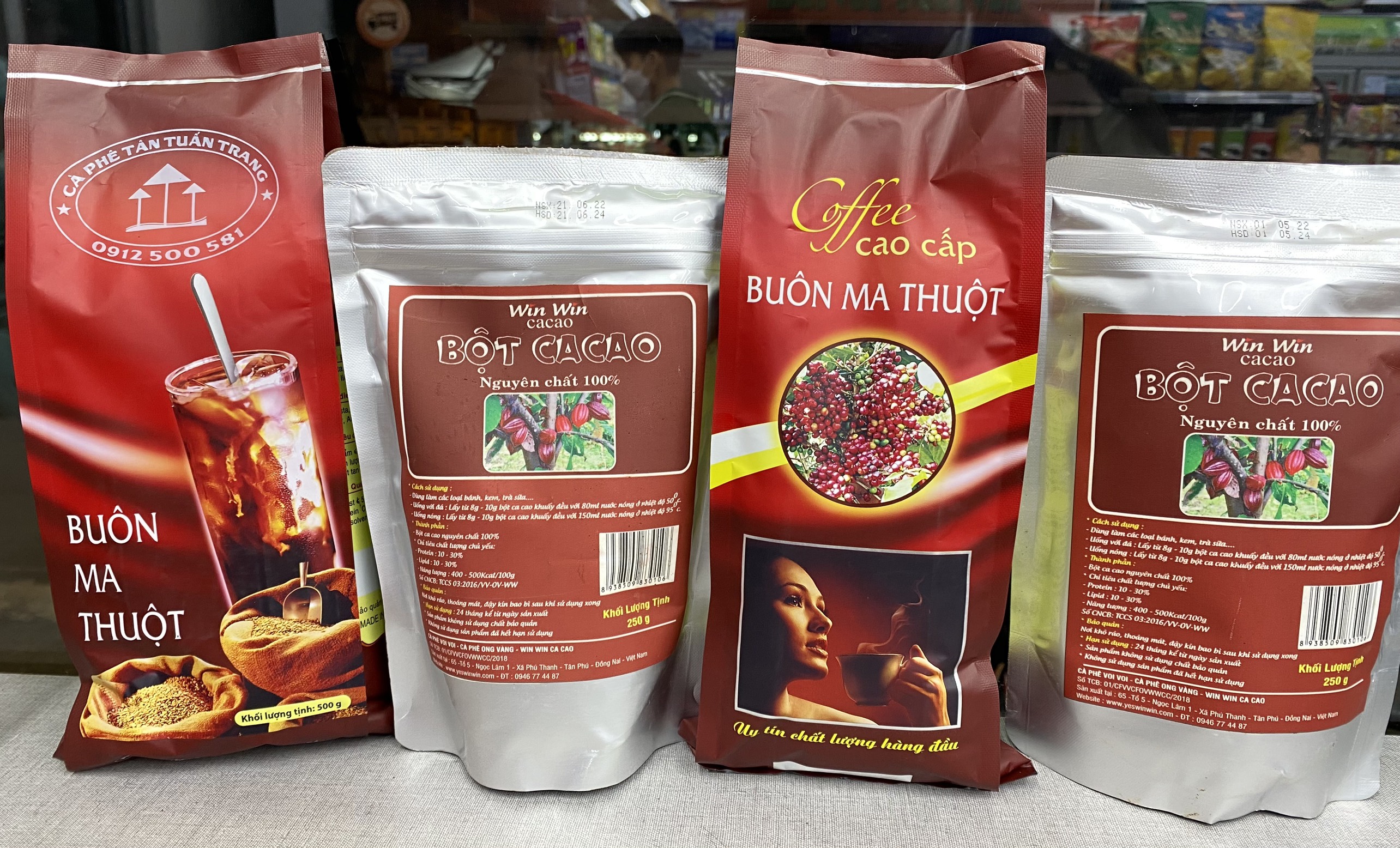 Bột Ca cao Nguyên Chất 100% - Cacao Yes Win Win 250Gr