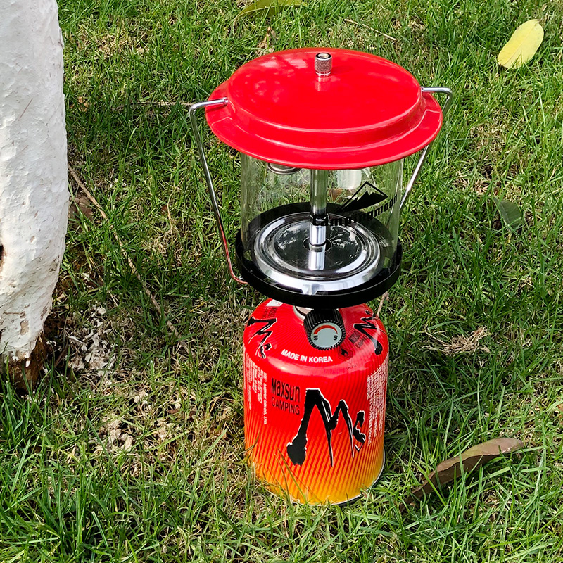 [HCM]Đèn gas 2 bấc cắm trại, dã ngoại Campingmoon T-8