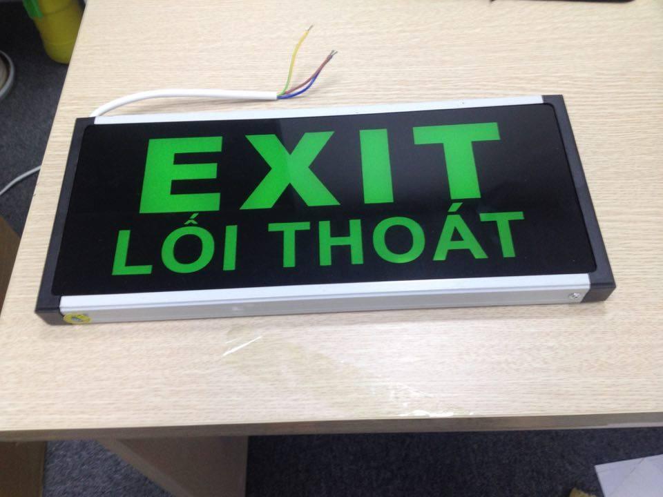 Đèn LED Exit 2 mặt (KHÔNG MŨI TÊN CHỈ)- Đèn lối thoát, đèn khẩn cấp