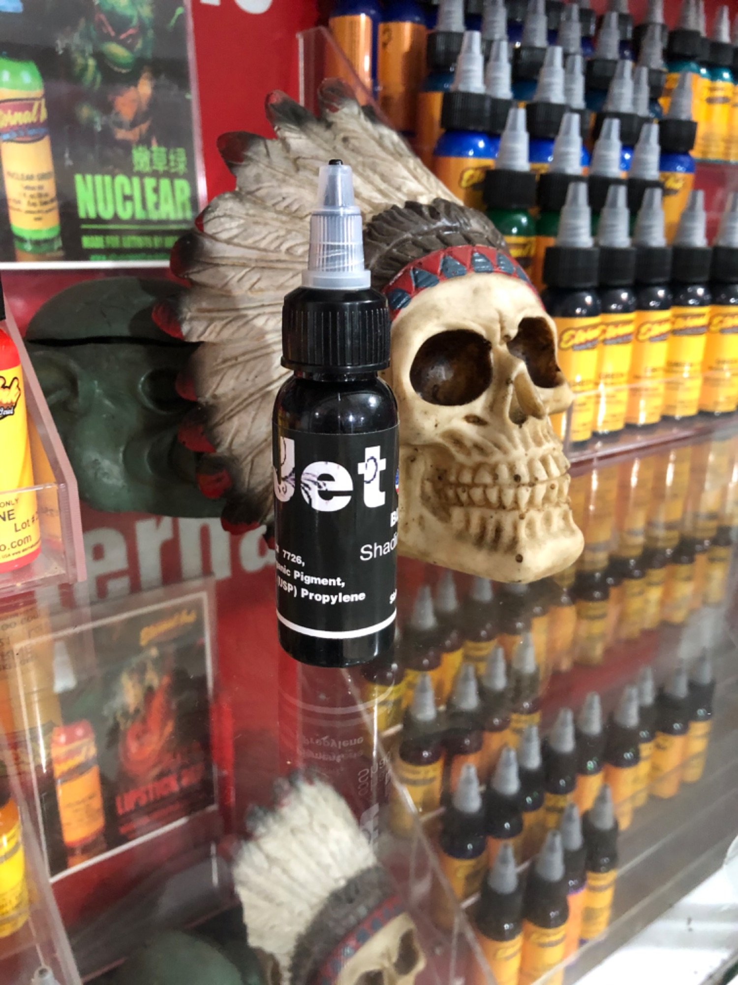 Mực xăm màu đen Jet black 30ml