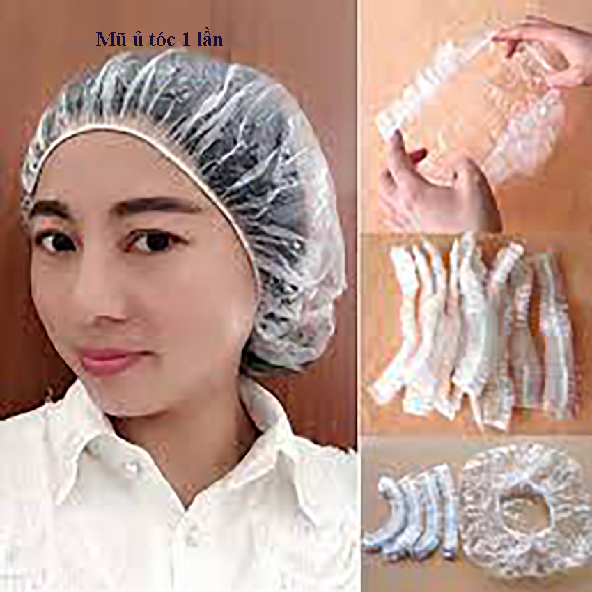 combo 50 mũ ủ tóc 1 lần siêu dai, tiết kiệm, nón ủ tóc