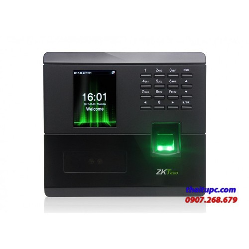 Máy chấm công vân tay - khuôn mặt - thẻ zkteco mb10-id