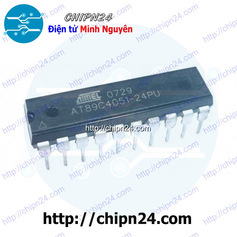 Ic at89c4051 24pu dip-20