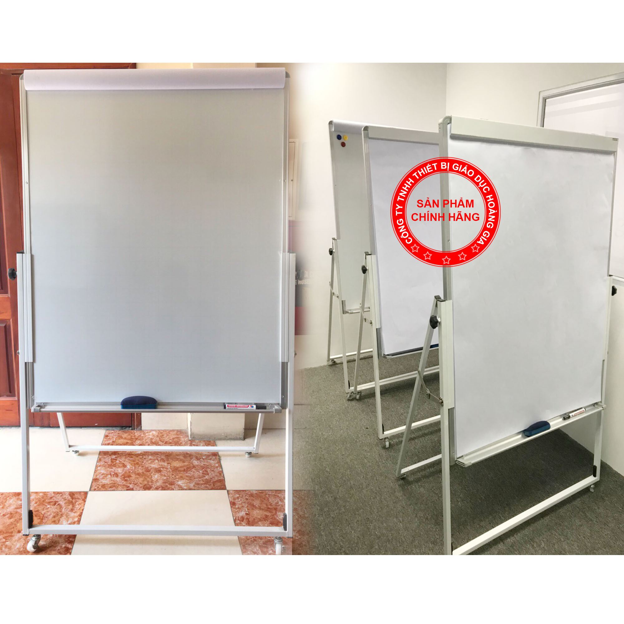 Bảng flipchart up side down - bảng hội thảo kẹp giấy