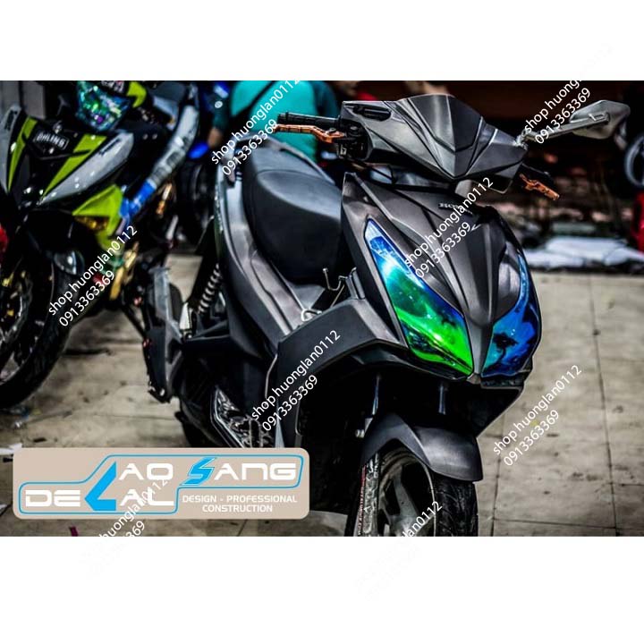 Decal Dán Pha Đèn đủ màu sắc Khổ 50cm