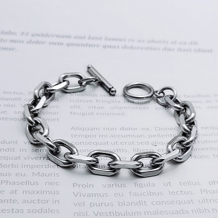 Bangles style rope chain titanium male Korean style multi size-commitment 1 Đổi 1 if rust