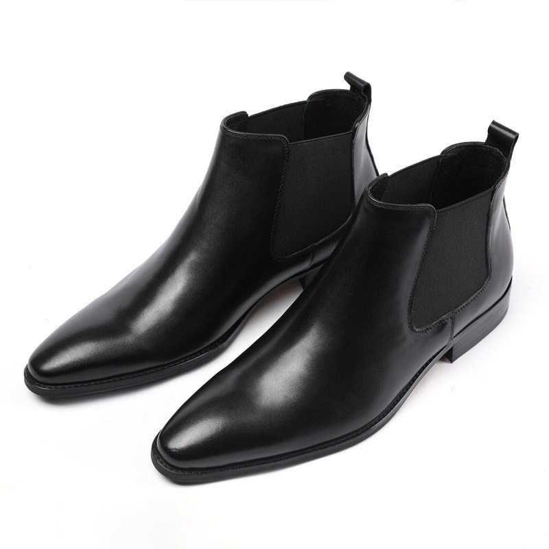Giày Chelsea Boots nam da cao cấp có may đế SG1071 Saosaigon Chelsea boots Classic