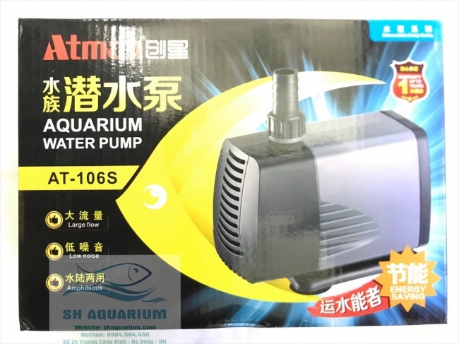 [HOÀN TIỀN 10%]MÁY BƠM CHÌM ATMAN THẾ HỆ MỚI 106S