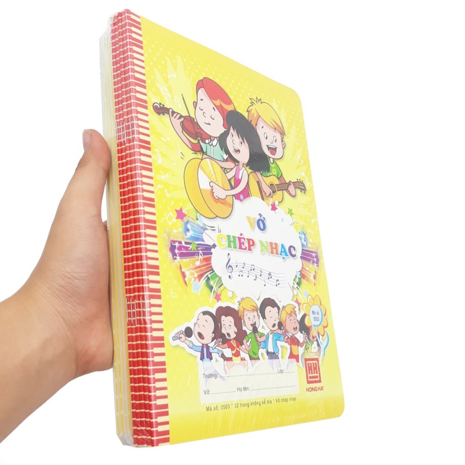 COMBO 3 Vở chép nhạc School Hồng Hà 0503 .Với thiết kế vui tươi, ngộ nghĩnh rất được các bạn nhỏ yêu thích