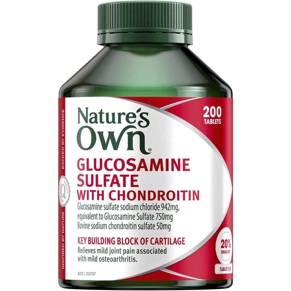 Nature’s Own Glucosamine Sulfate With Chondroitin 200Tablets