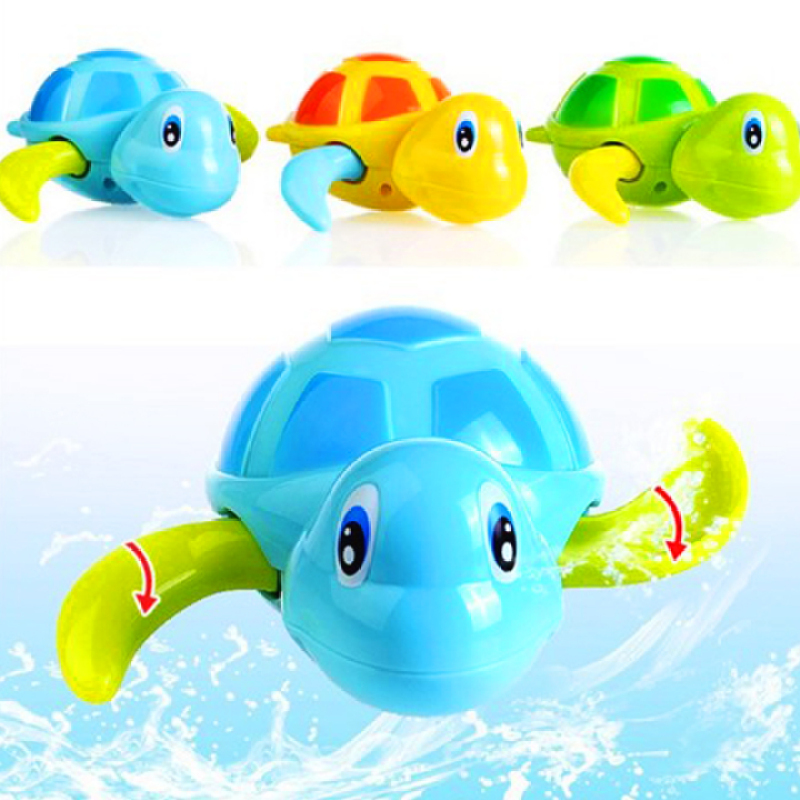 Đồ chơi nhà tắm cho bé rùa bơi vặn dây cót đáng yêu bằng nhựa nguyên sinh ABS an toàn cho bé đủ màu sắc BBShine – DC021