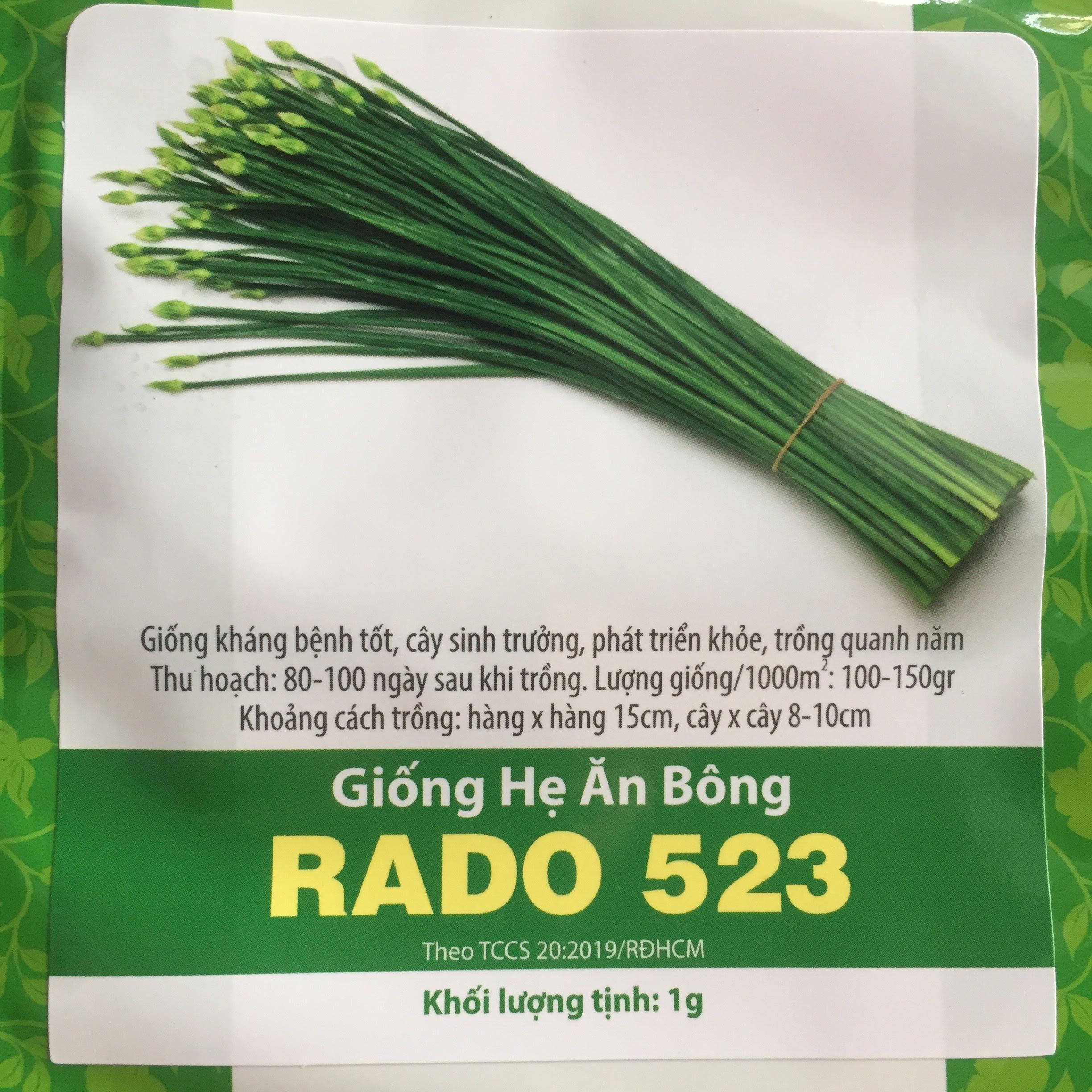 Hạt Giống Hẹ Ăn Bông Dễ trồng 1gr