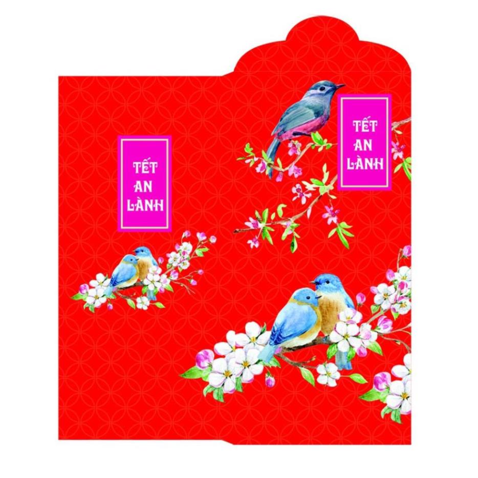 Bộ 16 Lì Xì Tết Lứa Đôi ( Chia Đều Các Mẫu )