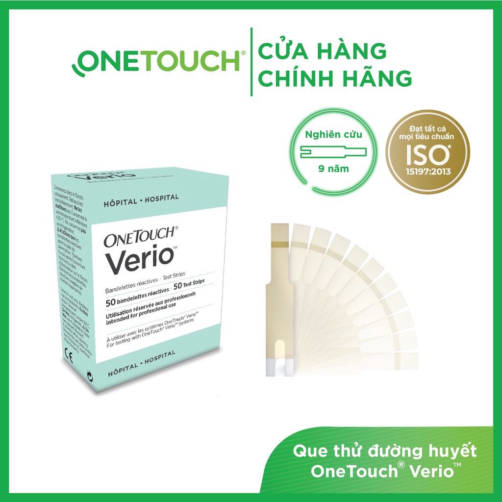 Que thử đường huyết Onetouch Verio