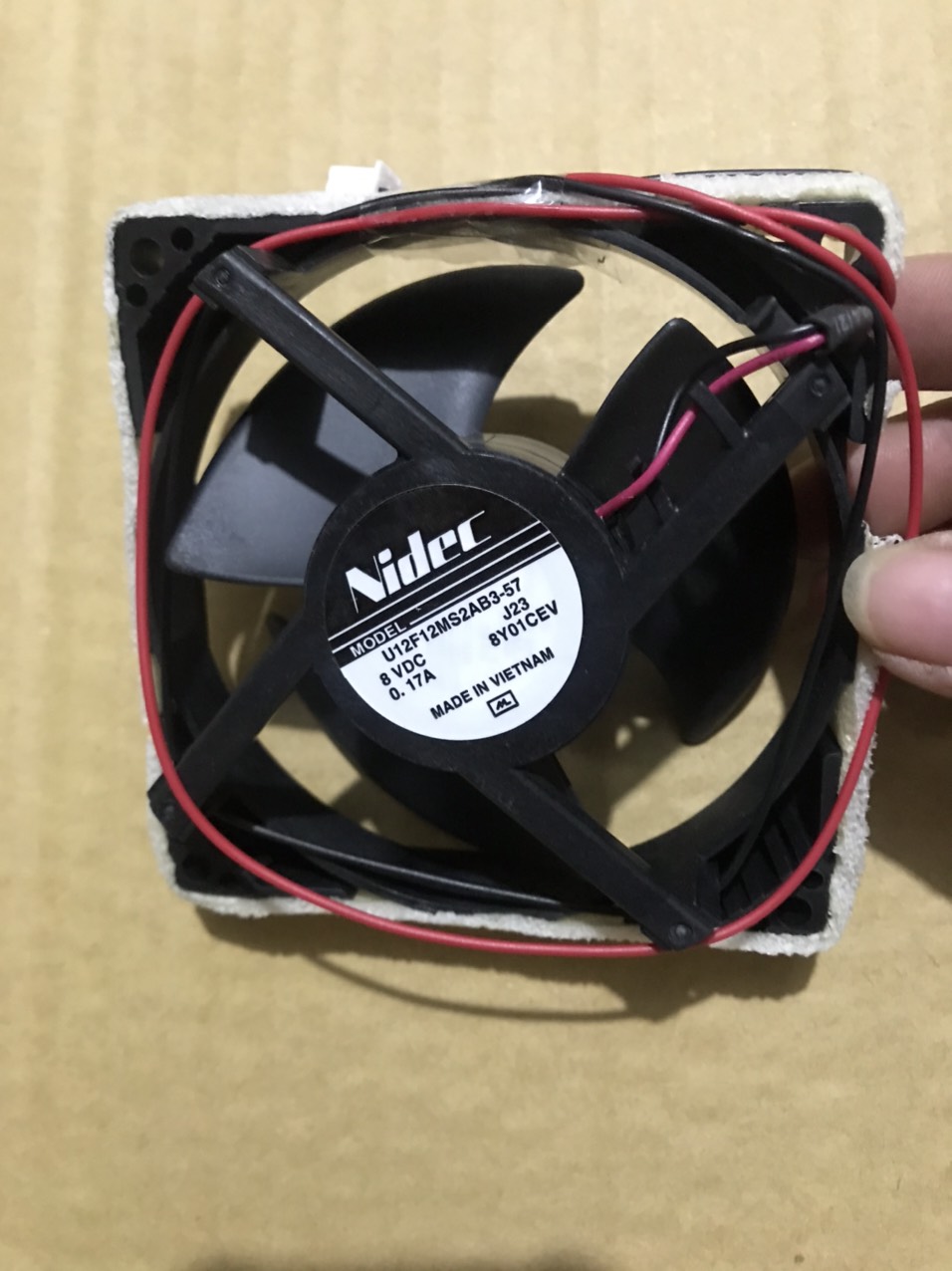 Quạt Tủ Lạnh Pana 8V DC 9cm*9cm