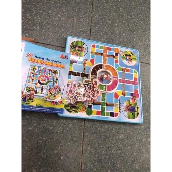 Bộ trò chơi cờ cá ngựa và cờ đua 2in1 Vinamilk