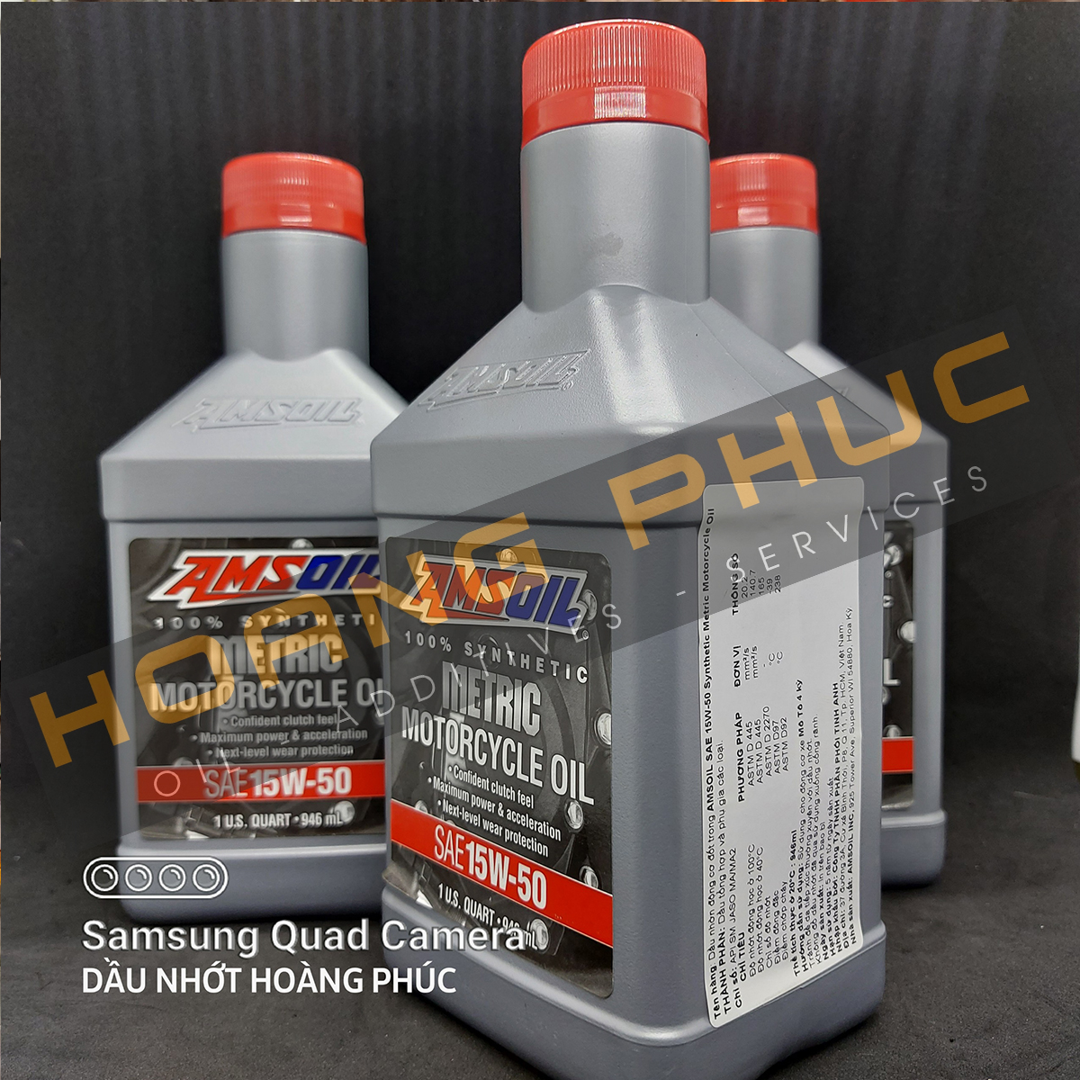 Dầu nhớt Amsoil Metric 15W50 946ml